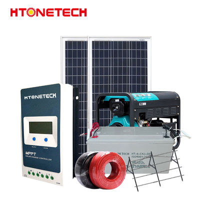 Htonetech 20kw Solar System Complete Kit off Grid China 30kwh 40kwh 50kwh 99kwh Solar Panels All Black